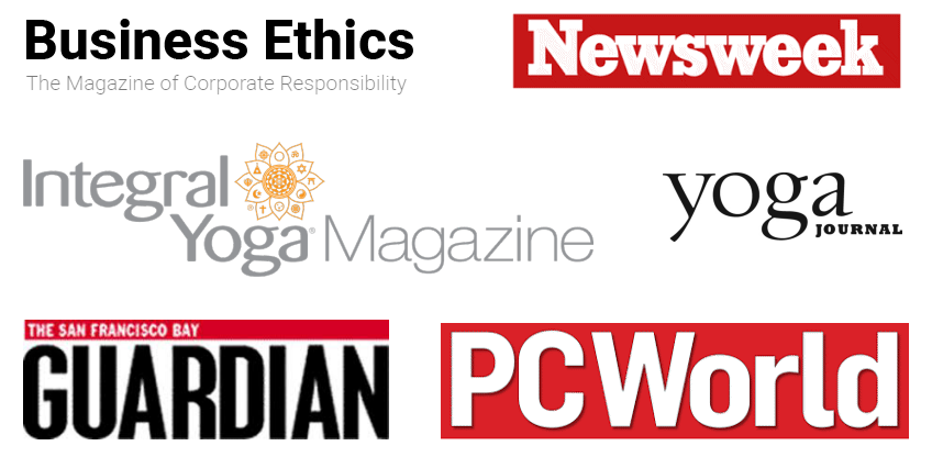 Logos of Media publishing interviews or quoting CW.