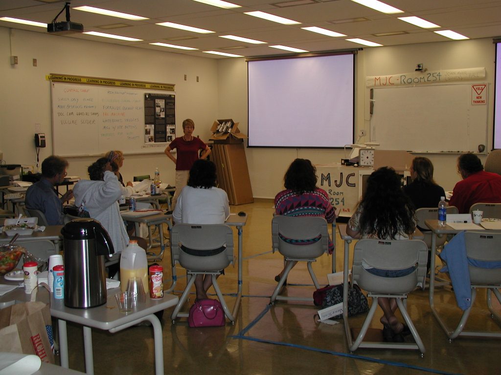 Video conferencing workshop at Modesto Junior College