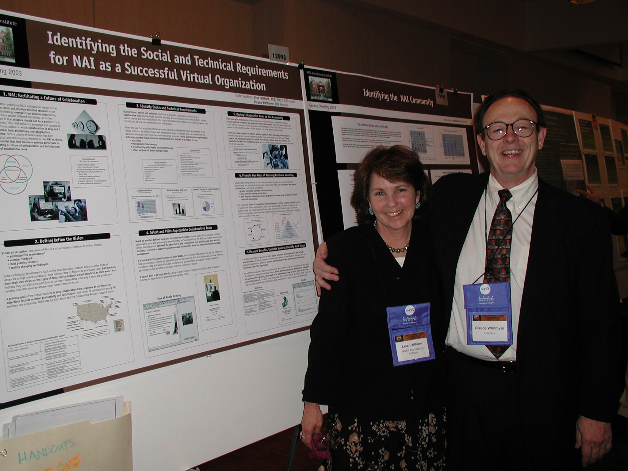 Poster Session, Lisa Faithorn and Claude Whitmyer, 2004 AbSciCon
